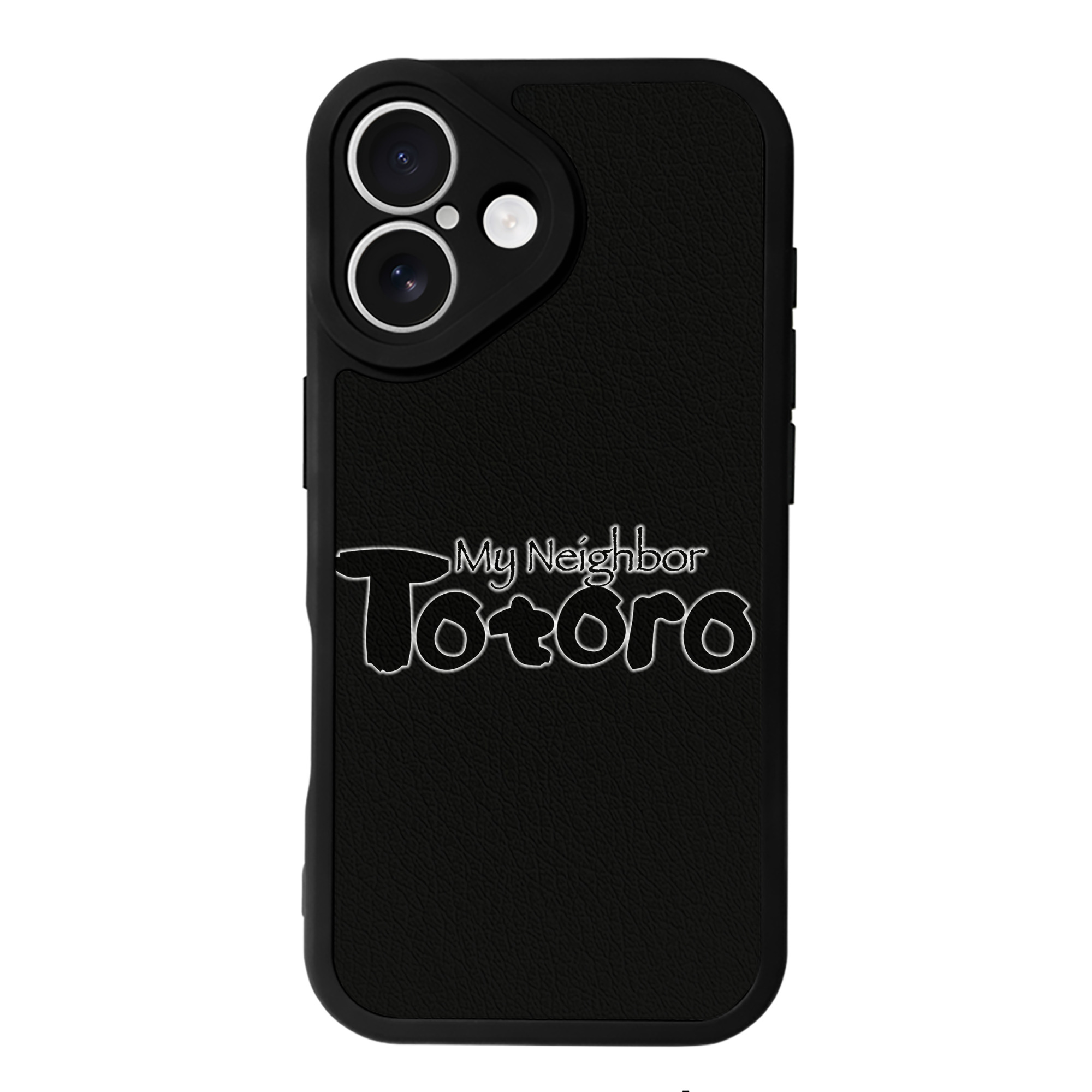 （画像用） となりのトトロ 草壁メイ 草壁サツキ My Neighbor Totoro Satsuki Kusakabe Mei Kusakabe 【iPhone 16シリーズ対応】シリコンスマホケース（レザー調） 材質：シリコン